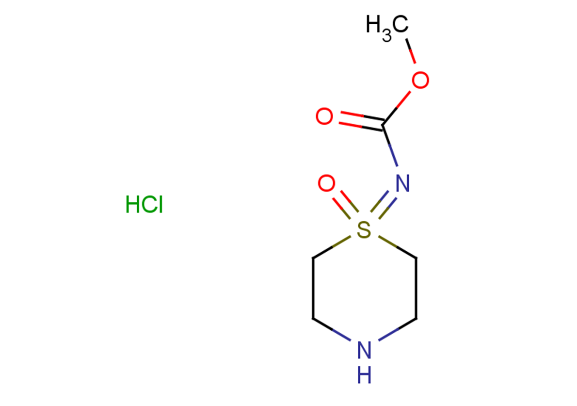 methyl N-(1-oxo-1lambda6-thiomorpholin-1-ylidene)carbamate hydrochloride