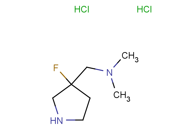[(3-fluoropyrrolidin-3-yl)methyl]dimethylamine dihydrochloride