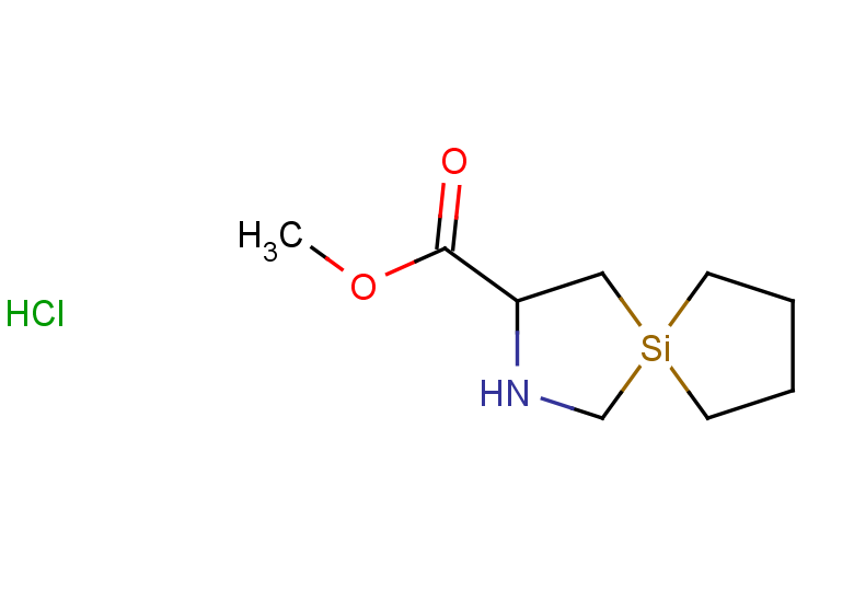 methyl 2-aza-5-silaspiro[4.4]nonane-3-carboxylate hydrochloride