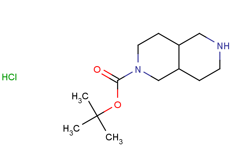 tert-butyl decahydro-2,6-naphthyridine-2-carboxylate hydrochloride