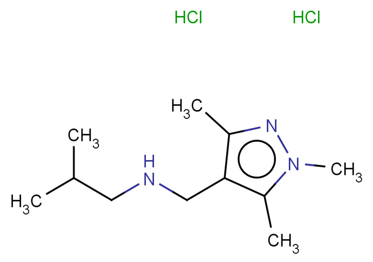 (2-methylpropyl)[(1,3,5-trimethyl-1H-pyrazol-4-yl)methyl]amine dihydrochloride