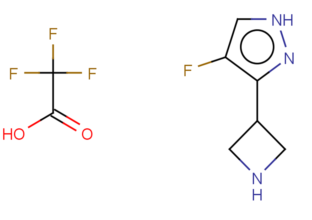 3-(azetidin-3-yl)-4-fluoro-1H-pyrazole, trifluoroacetic acid
