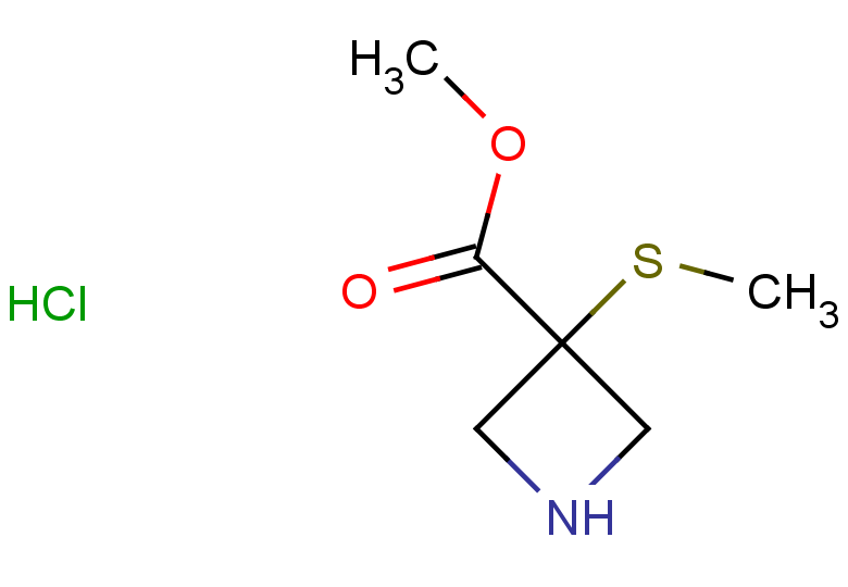 methyl 3-(methylsulfanyl)azetidine-3-carboxylate hydrochloride