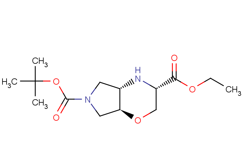 rac-6-tert-butyl 3-ethyl (3R,4aR,7aR)-octahydropyrrolo[3,4-b][1,4]oxazine-3,6-dicarboxylate