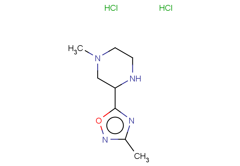 1-methyl-3-(3-methyl-1,2,4-oxadiazol-5-yl)piperazine dihydrochloride