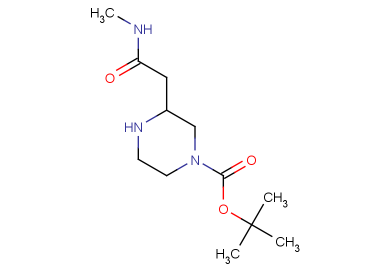 tert-butyl 3-[(methylcarbamoyl)methyl]piperazine-1-carboxylate