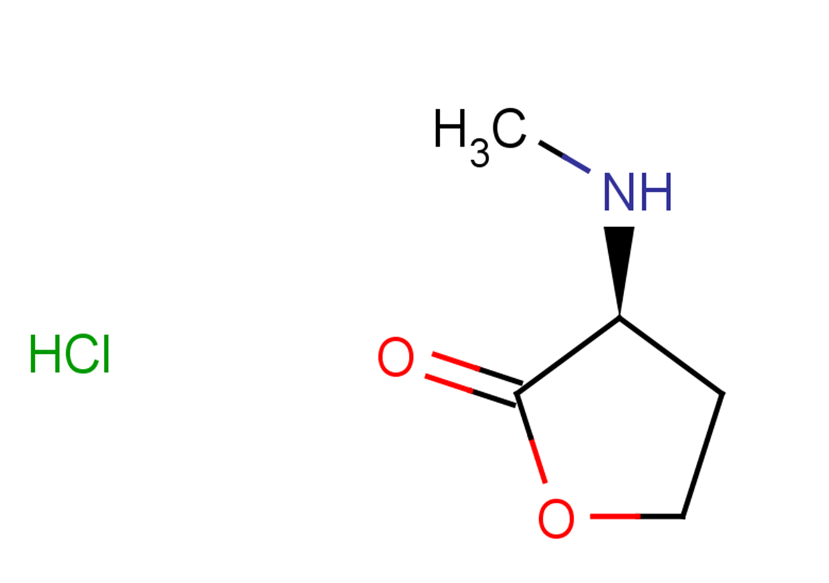 (3S)-3-(methylamino)oxolan-2-one hydrochloride