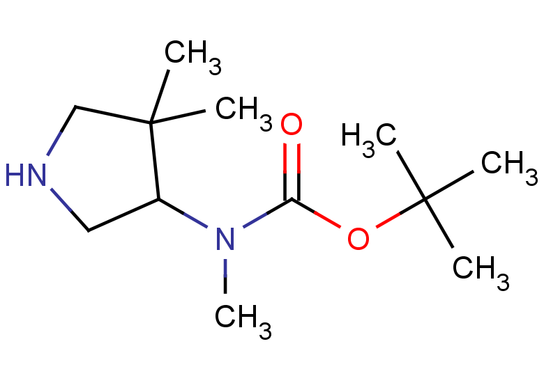 tert-butyl N-(4,4-dimethylpyrrolidin-3-yl)-N-methylcarbamate