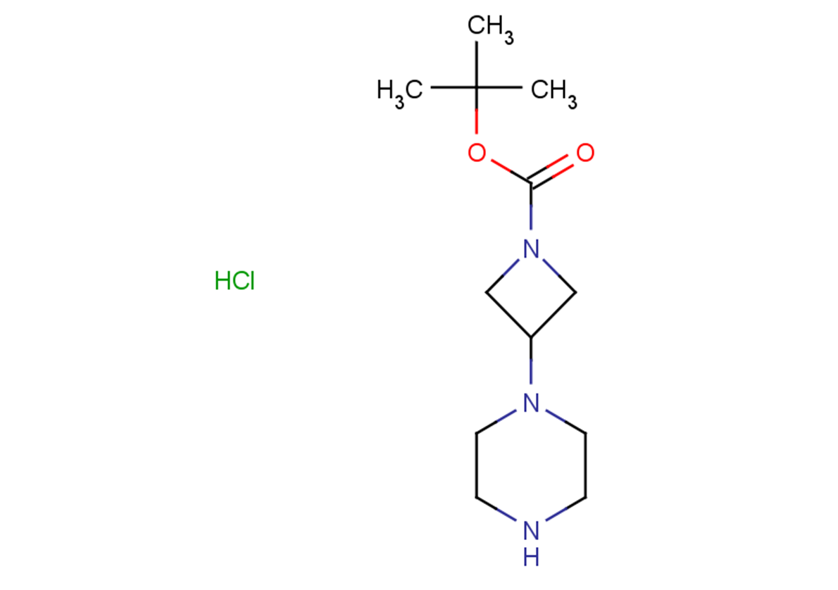 tert-butyl 3-(piperazin-1-yl)azetidine-1-carboxylate hydrochloride