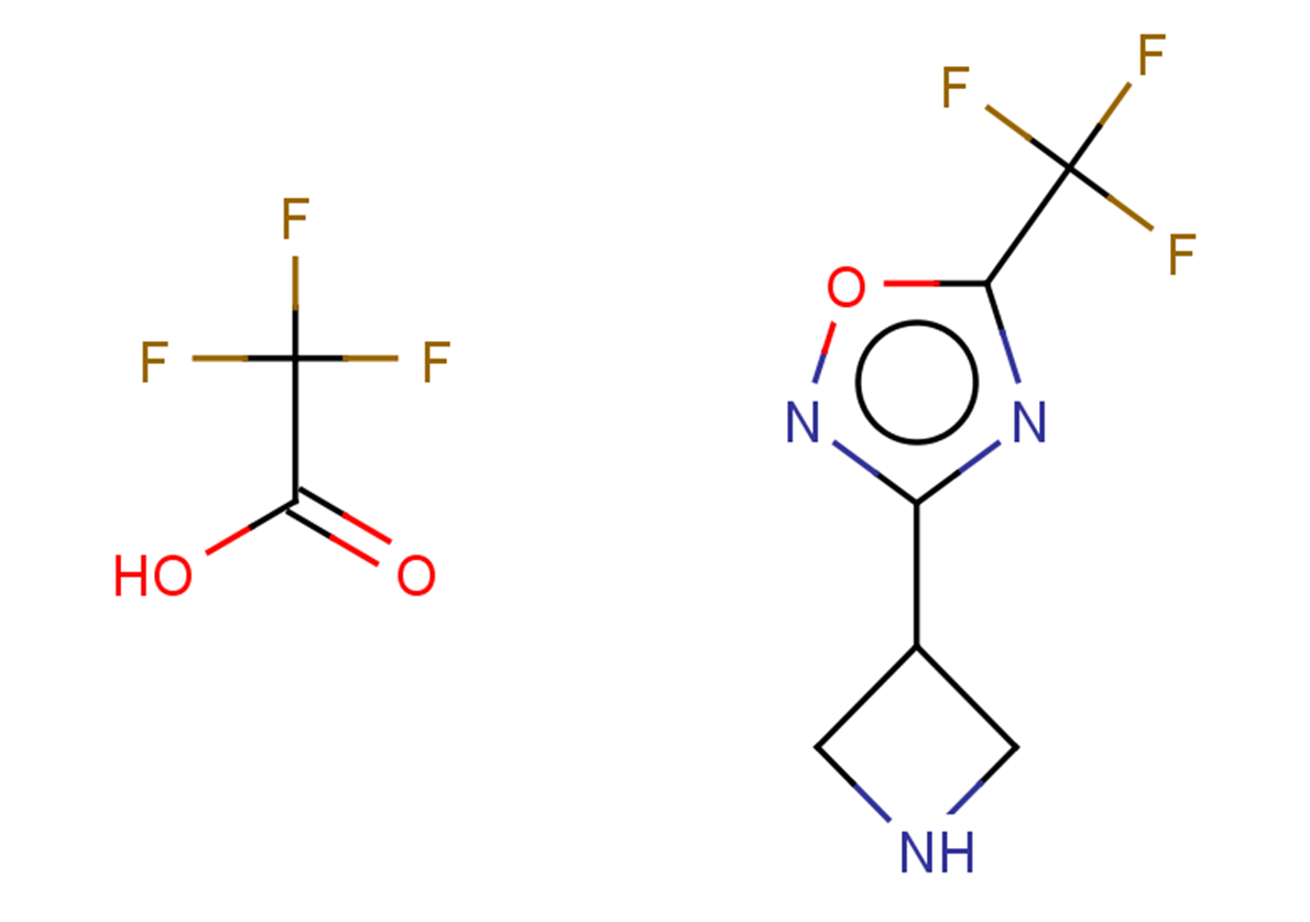 3-(azetidin-3-yl)-5-(trifluoromethyl)-1,2,4-oxadiazole, trifluoroacetic acid