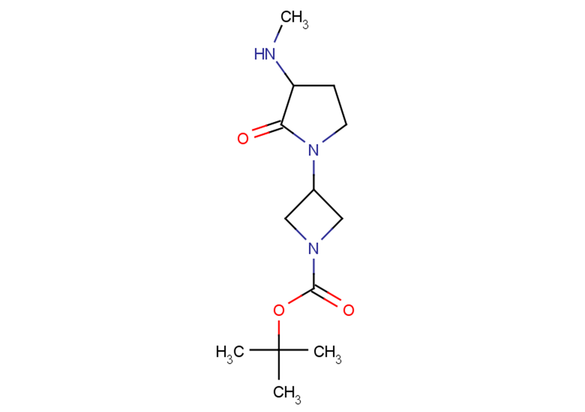 tert-butyl 3-[3-(methylamino)-2-oxopyrrolidin-1-yl]azetidine-1-carboxylate
