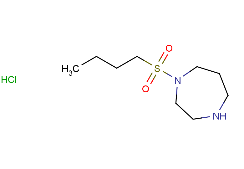 1-(butane-1-sulfonyl)-1,4-diazepane hydrochloride