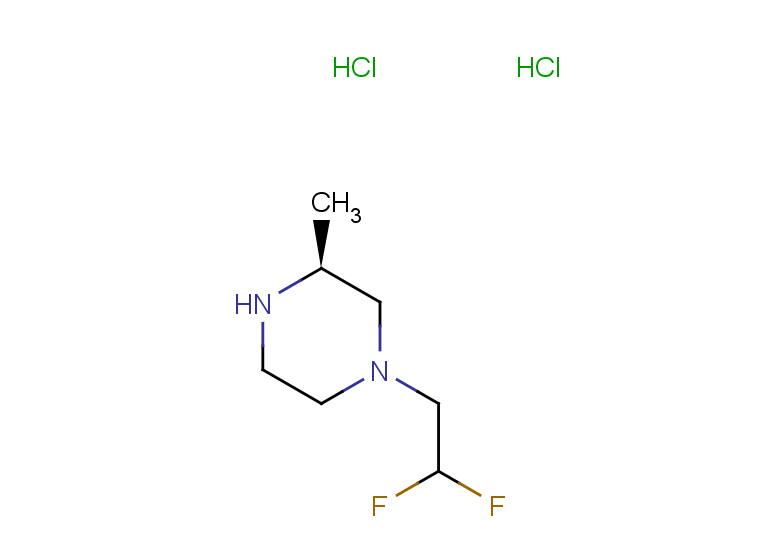 (3S)-1-(2,2-difluoroethyl)-3-methylpiperazine dihydrochloride