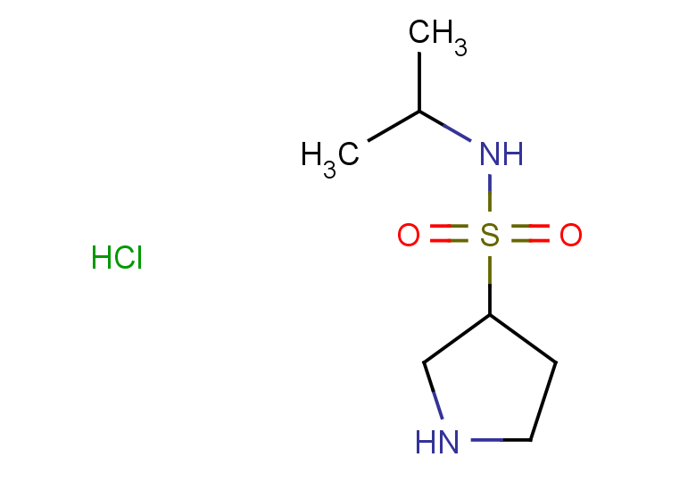 N-(propan-2-yl)pyrrolidine-3-sulfonamide hydrochloride