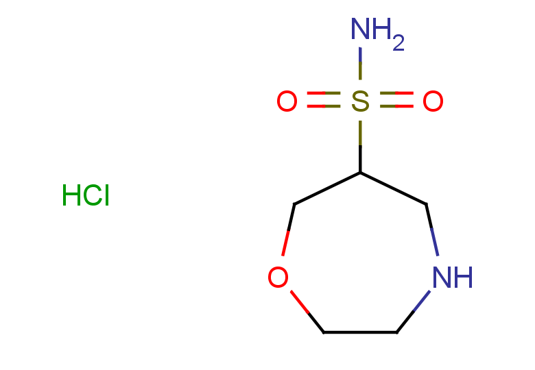 1,4-oxazepane-6-sulfonamide hydrochloride