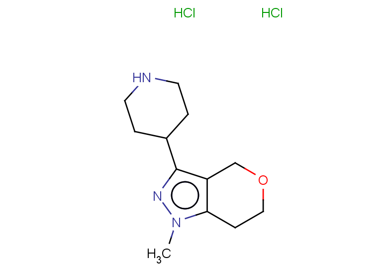 4-{1-methyl-1H,4H,6H,7H-pyrano[4,3-c]pyrazol-3-yl}piperidine dihydrochloride