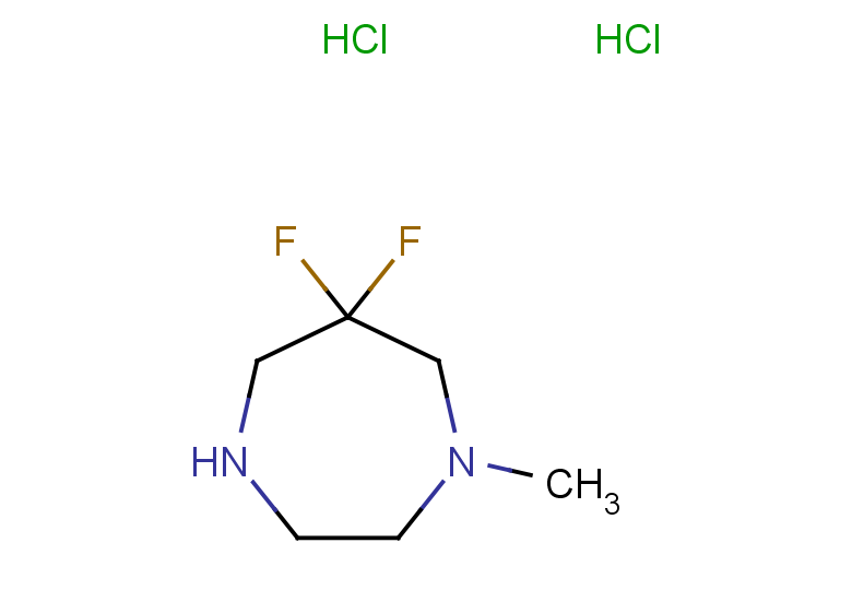 6,6-difluoro-1-methyl-1,4-diazepane dihydrochloride