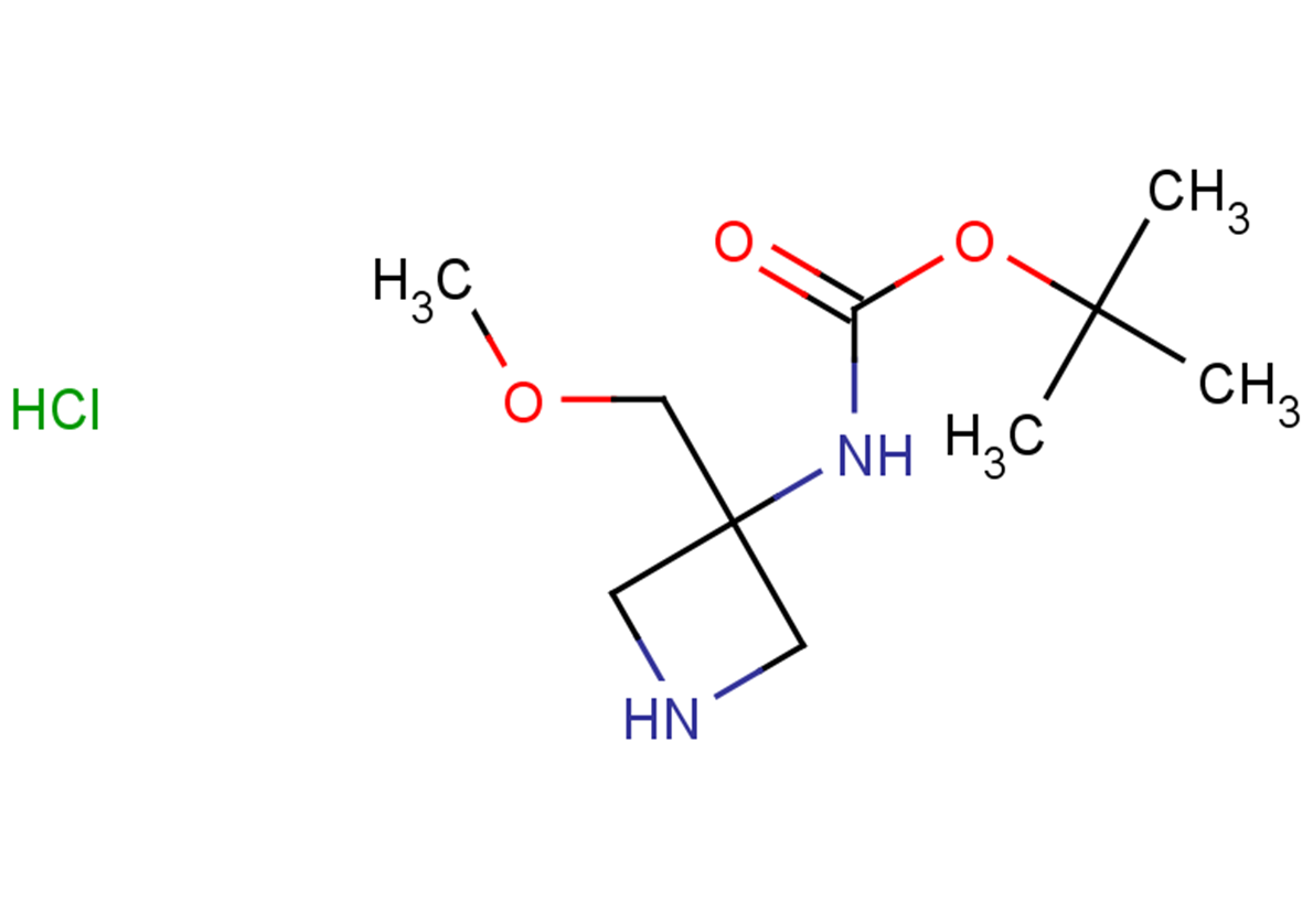 tert-butyl N-[3-(methoxymethyl)azetidin-3-yl]carbamate hydrochloride