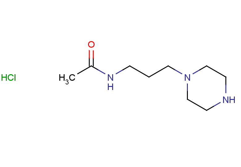 N-[3-(piperazin-1-yl)propyl]acetamide hydrochloride