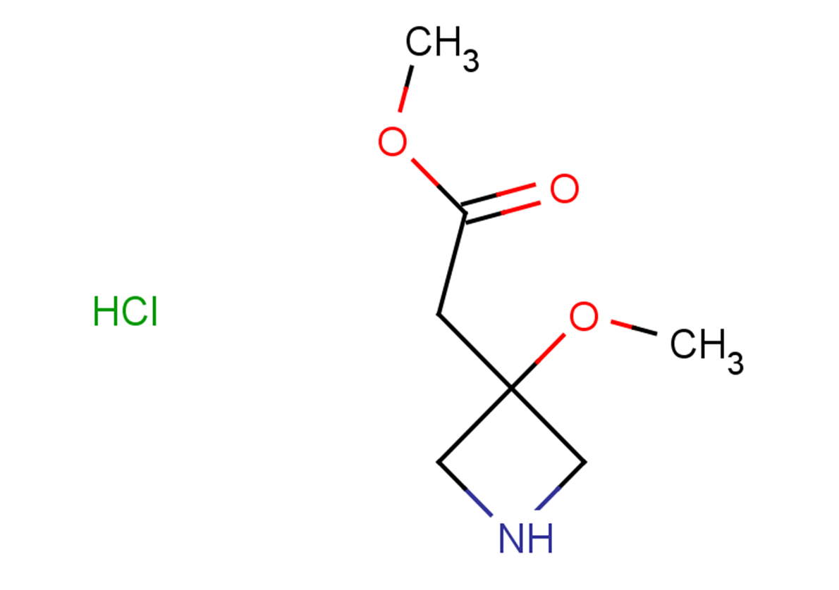 methyl 2-(3-methoxyazetidin-3-yl)acetate hydrochloride