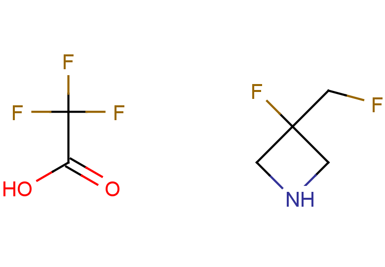 3-fluoro-3-(fluoromethyl)azetidine, trifluoroacetic acid