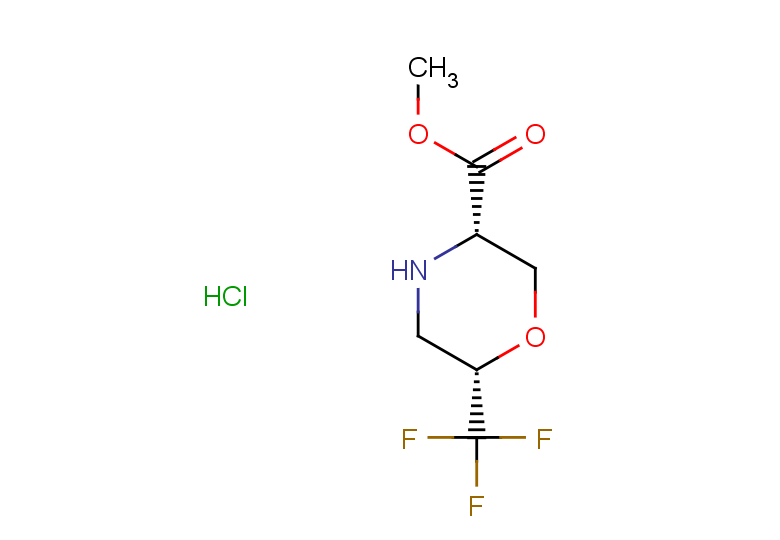 rac-methyl (3R,6R)-6-(trifluoromethyl)morpholine-3-carboxylate hydrochloride, cis