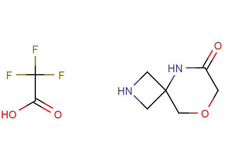 8-oxa-2,5-diazaspiro[3.5]nonan-6-one, trifluoroacetic acid