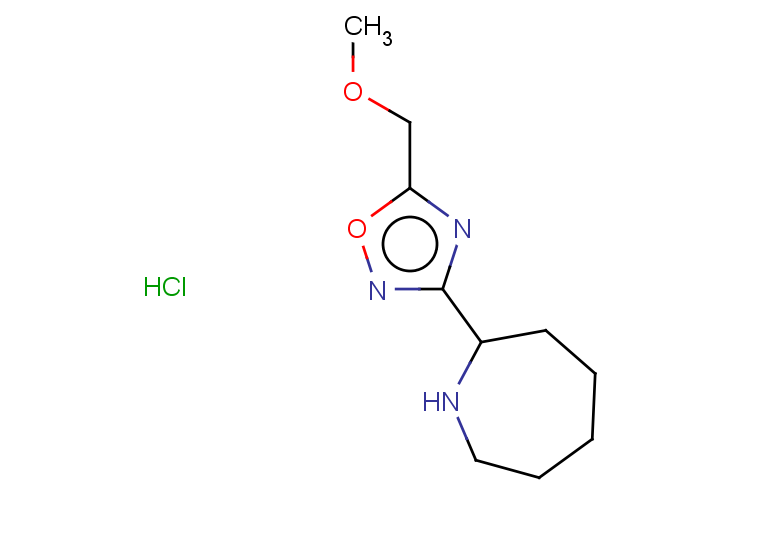 2-[5-(methoxymethyl)-1,2,4-oxadiazol-3-yl]azepane hydrochloride