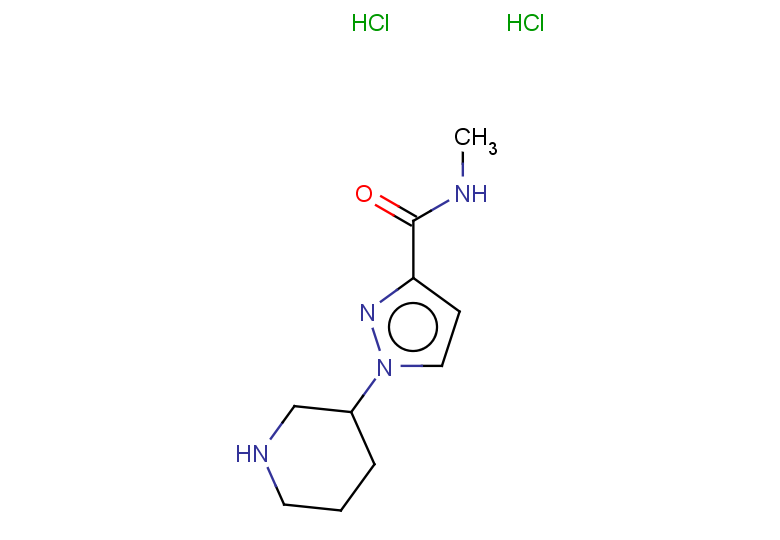 N-methyl-1-(piperidin-3-yl)-1H-pyrazole-3-carboxamide dihydrochloride