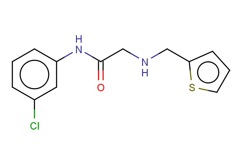 N-(3-chlorophenyl)-2-[(thiophen-2-ylmethyl)amino]acetamide