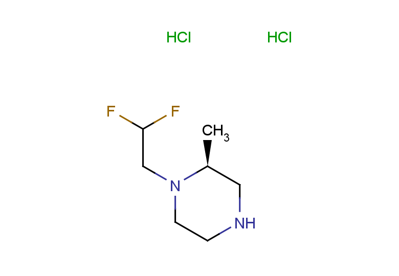(2S)-1-(2,2-difluoroethyl)-2-methylpiperazine dihydrochloride