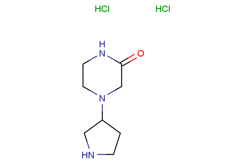 4-(pyrrolidin-3-yl)piperazin-2-one dihydrochloride