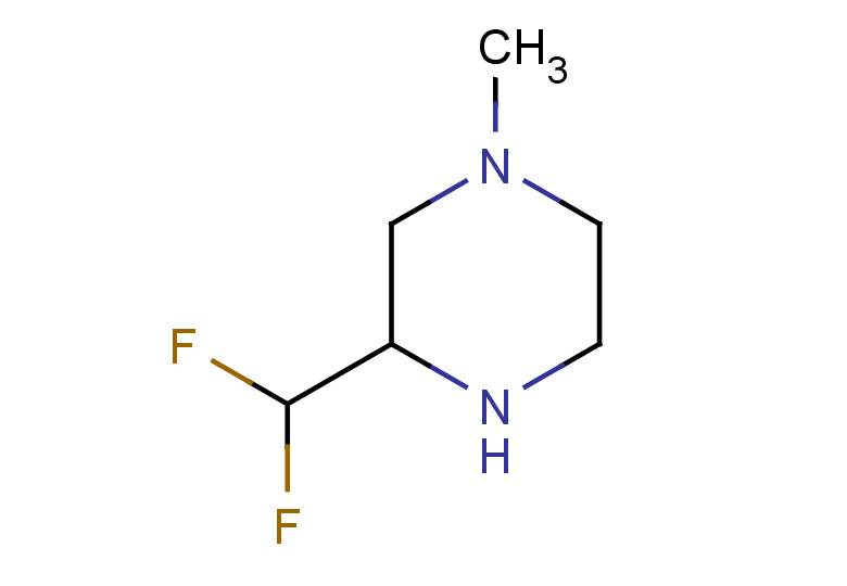 3-(difluoromethyl)-1-methylpiperazine