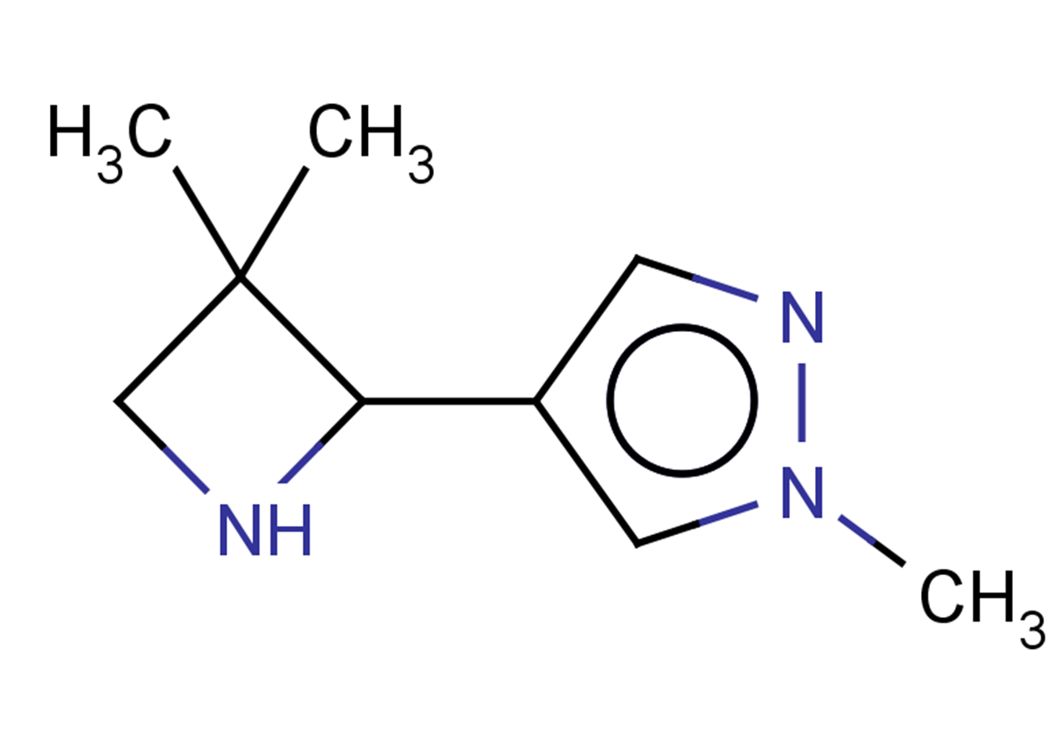 4-(3,3-dimethylazetidin-2-yl)-1-methyl-1H-pyrazole