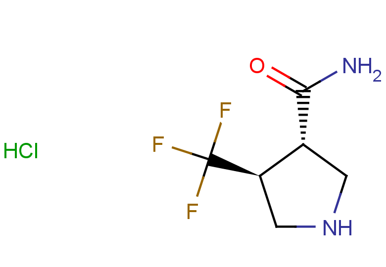 rac-(3R,4R)-4-(trifluoromethyl)pyrrolidine-3-carboxamide hydrochloride