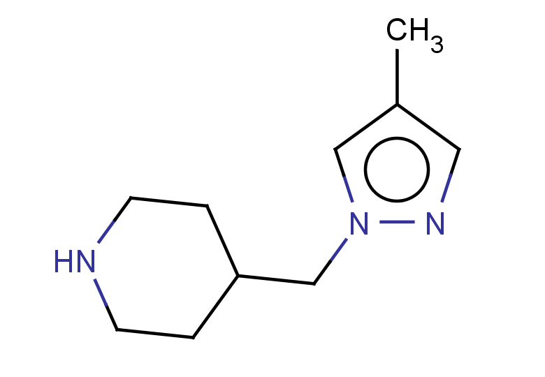 4-[(4-methyl-1H-pyrazol-1-yl)methyl]piperidine