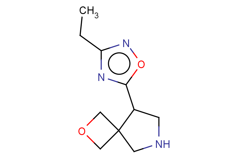 8-(3-ethyl-1,2,4-oxadiazol-5-yl)-2-oxa-6-azaspiro[3.4]octane