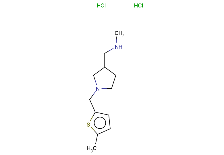 methyl({1-[(5-methylthiophen-2-yl)methyl]pyrrolidin-3-yl}methyl)amine dihydrochloride