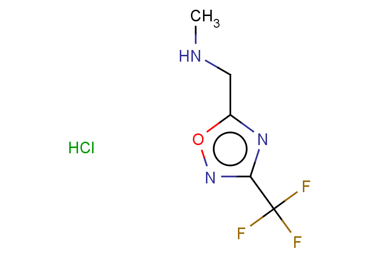 methyl({[3-(trifluoromethyl)-1,2,4-oxadiazol-5-yl]methyl})amine hydrochloride
