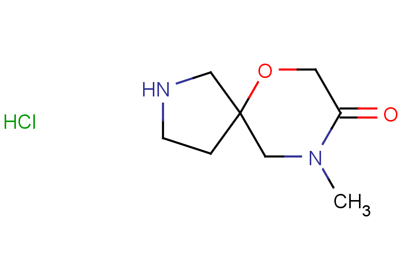 9-methyl-6-oxa-2,9-diazaspiro[4.5]decan-8-one hydrochloride