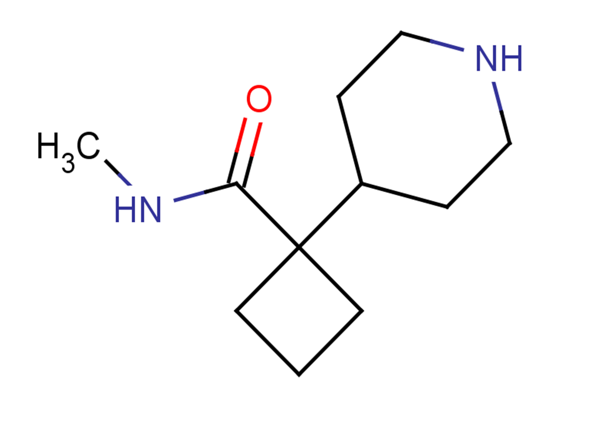 N-methyl-1-(piperidin-4-yl)cyclobutane-1-carboxamide