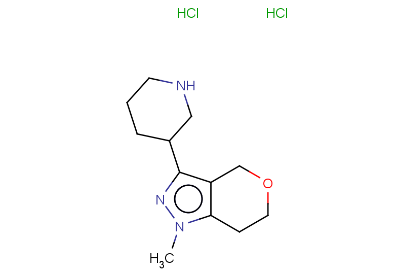 3-{1-methyl-1H,4H,6H,7H-pyrano[4,3-c]pyrazol-3-yl}piperidine dihydrochloride