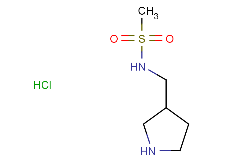 N-[(pyrrolidin-3-yl)methyl]methanesulfonamide hydrochloride