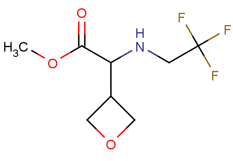 methyl 2-(oxetan-3-yl)-2-[(2,2,2-trifluoroethyl)amino]acetate
