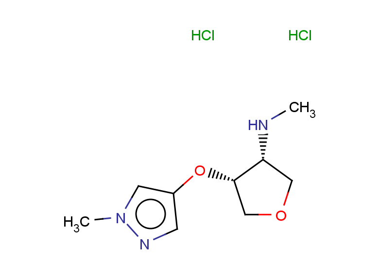 rac-(3R,4R)-N-methyl-4-[(1-methyl-1H-pyrazol-4-yl)oxy]oxolan-3-amine dihydrochloride, cis