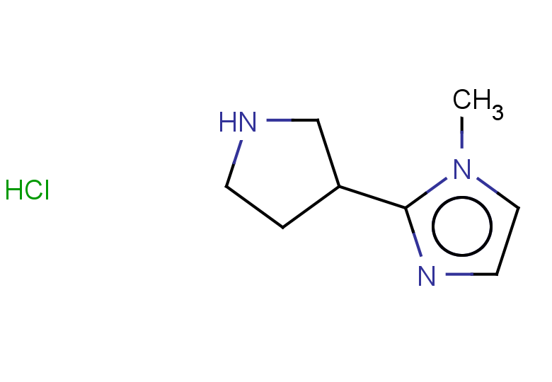 1-methyl-2-(pyrrolidin-3-yl)-1H-imidazole hydrochloride