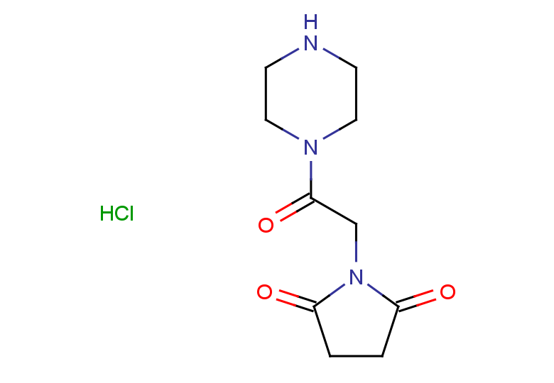 1-[2-oxo-2-(piperazin-1-yl)ethyl]pyrrolidine-2,5-dione hydrochloride