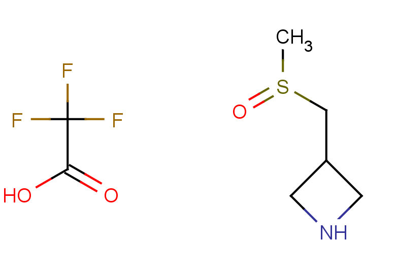 3-(methanesulfinylmethyl)azetidine, trifluoroacetic acid