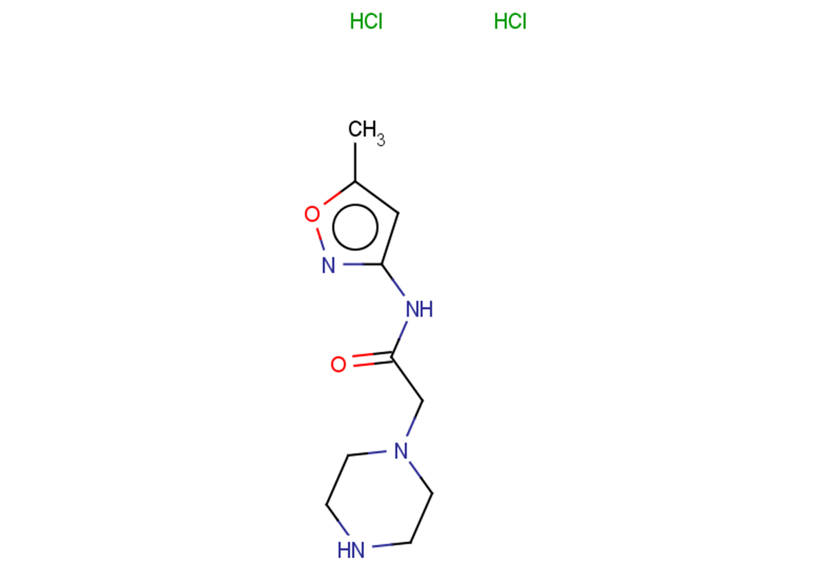 N-(5-methyl-1,2-oxazol-3-yl)-2-(piperazin-1-yl)acetamide dihydrochloride