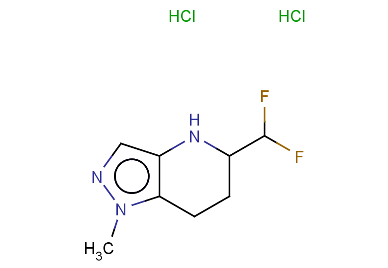 5-(difluoromethyl)-1-methyl-1H,4H,5H,6H,7H-pyrazolo[4,3-b]pyridine dihydrochloride
